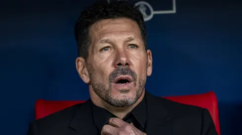 Diego Simeone, entrenador del Atlético de Madrid.
