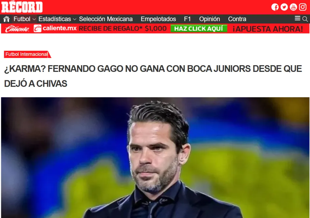 Una de las tantas portadas de México sobre el presente del Boca de Gago