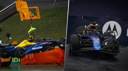 El comunicado de Williams tras los choques en la clasificación del GP de Brasil: Colapinto corre, Albon afuera