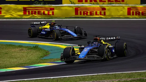 Albon y Colapinto, durante la carrera sprint del GP de Brasil.