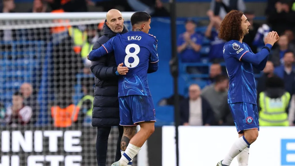 Maresca decidió sacar a Enzo Fernández del once titular de Chelsea en los últimos partidos (IMAGO / Pro Sports Images).