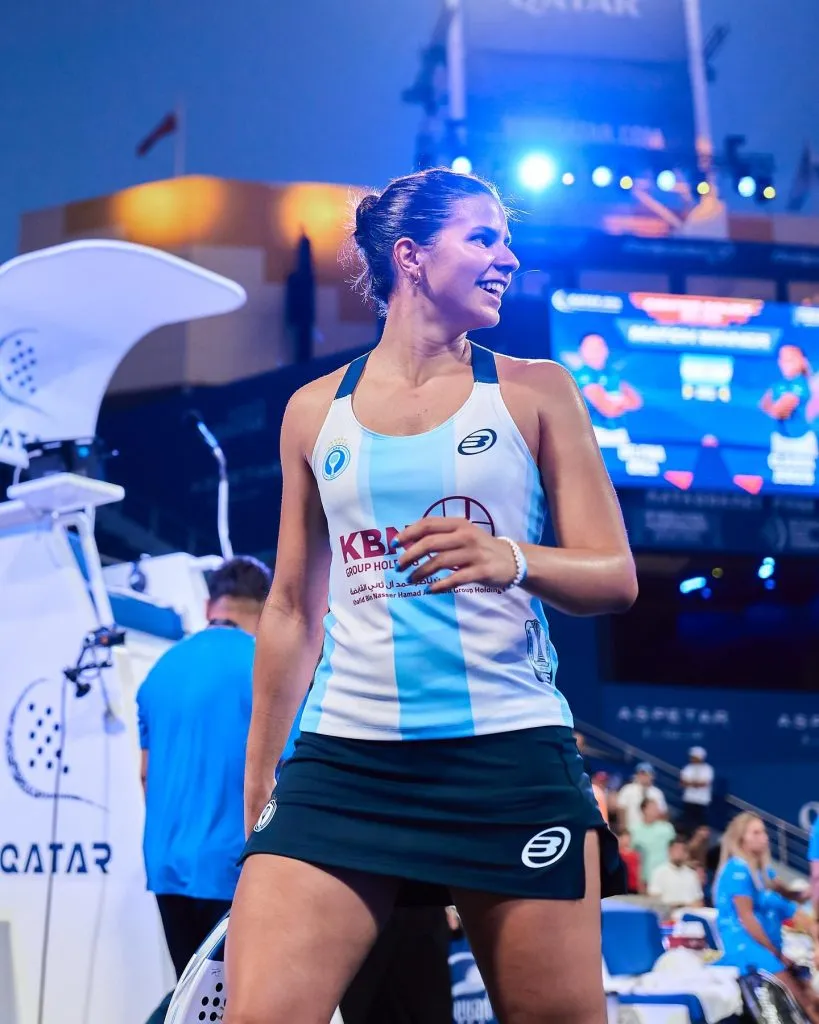 Delfina Brea, la figura de la Selección Argentina de Pádel Femenino.
