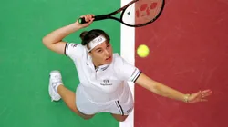 Martina Hingis en acción.