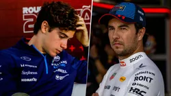Franco Colapinto y Checo Pérez estarían sin lugar en la F1 en 2025.