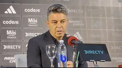 Marcelo Gallardo, en conferencia de prensa.