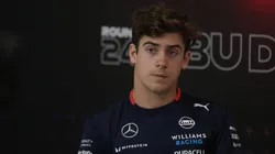 Franco Colapinto en la conferencia de prensa de Abu Dhabi