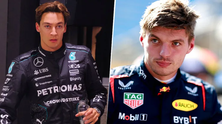 Max Verstappen y George Russell tienen un enfrentamiento personal previo al final de la temporada