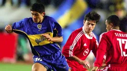 Juan Román Riquelme enfrentó al Bayern Múnich como jugador, en la Copa Intercontinental 2001 con Boca.