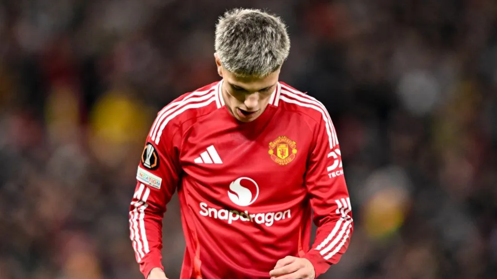 Alejandro Garnacho en Manchester United.