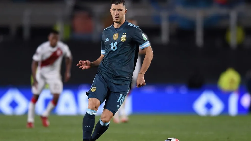 Guido Rodríguez en la Selección Argentina.