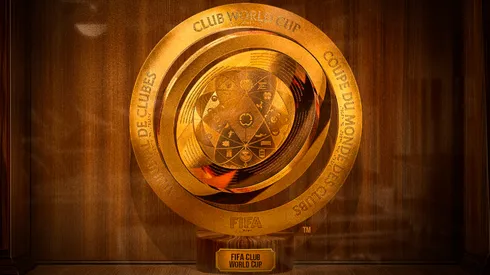El trofeo del Mundial de Clubes.