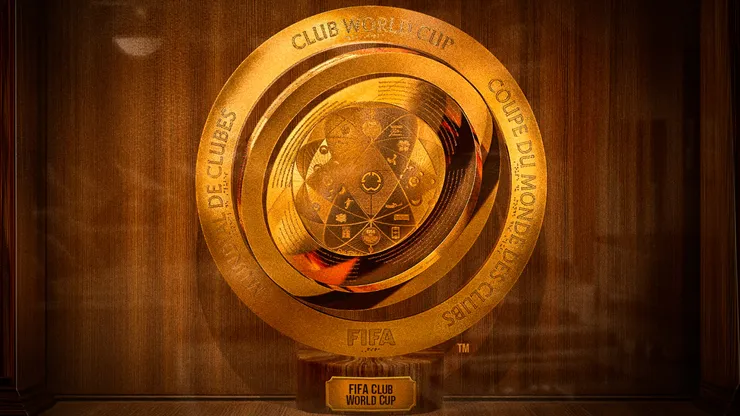 El trofeo del Mundial de Clubes.