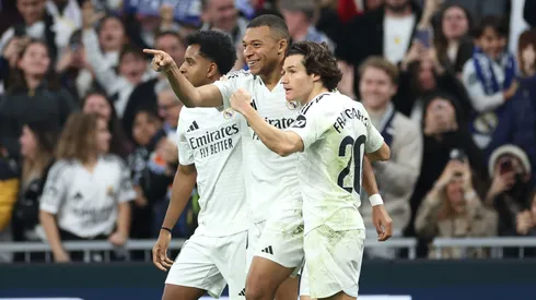 Los jugadores de Real Madrid, a puro festejo.