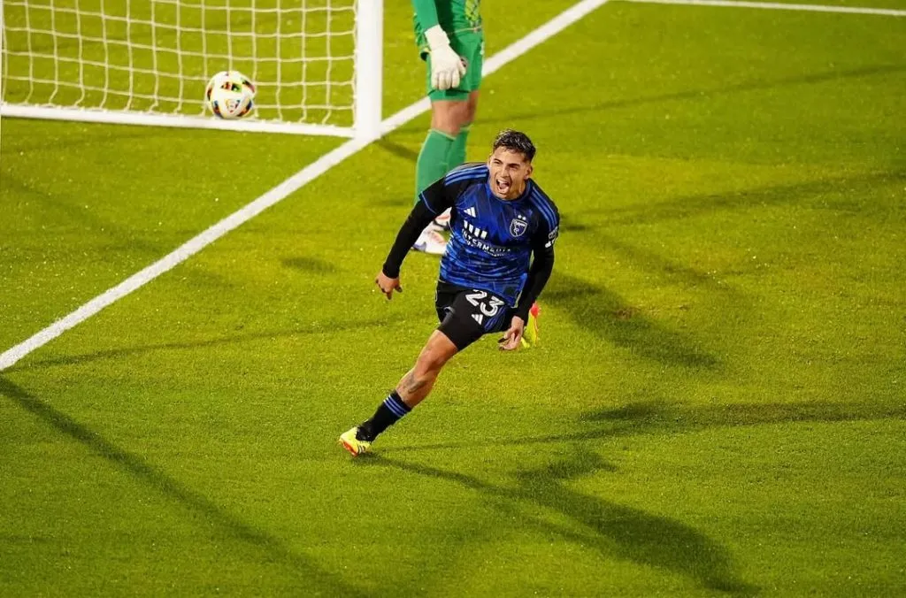 Hernán López Muñoz, jugador de San Jose Earthquakes.