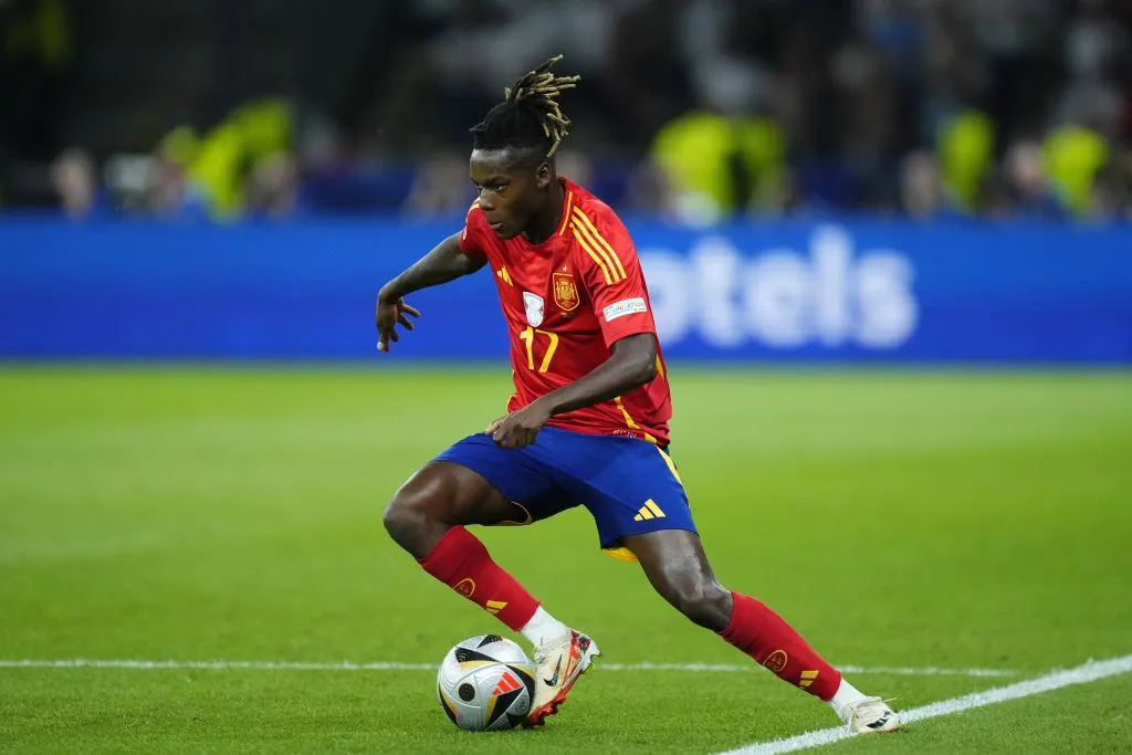 Nico WIlliams (22) suma cinco asistencias y dos goles esta temporada con el Bilbao. IMAGO