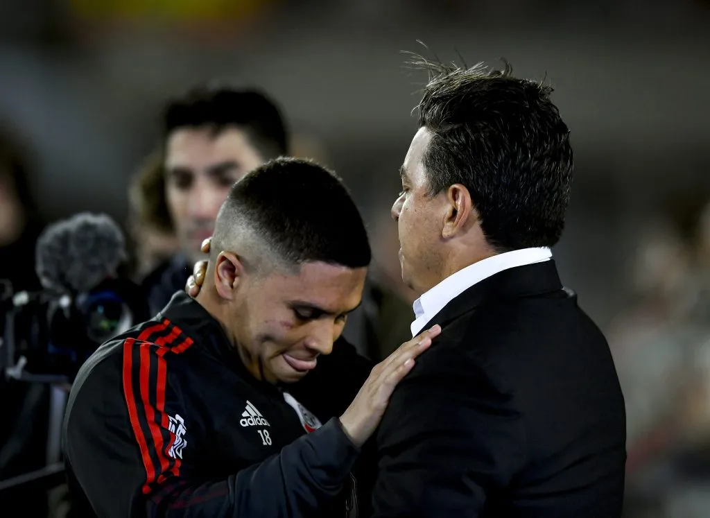 Juanfer y Gallardo construyeron una gran relación durante el tiempo compartido en River.