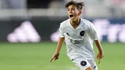 Thiago Messi en Inter Miami.