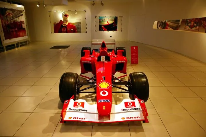 La ferrari de Michael Schumacher en 2002. (Foto: IMAGO)