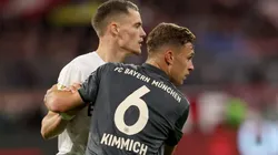 Joshua Kimmich y Florian Wirtz en el último enfrentamiento entre Bayern Múnich y Bayer Leverkusen en la Bundesliga 2024/25.