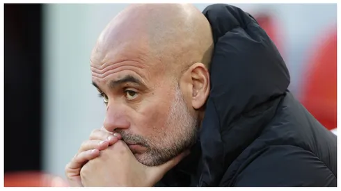 Pep Guardiola, el entrenador de Manchester City.