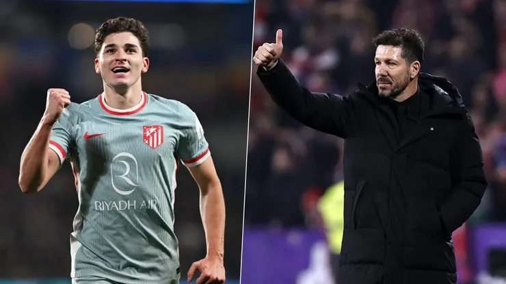 Julián Álvarez ya anotó 10 goles en el Atlético de Madrid sobre 1248 minutos jugados.