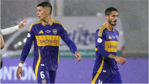 Marcos Rojo y Nicolás Figal