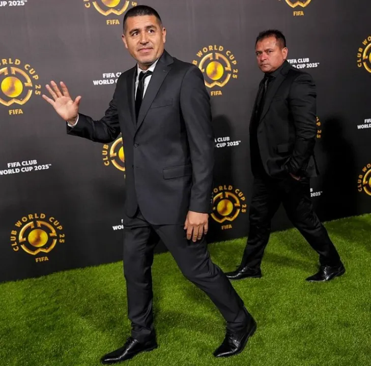 Riquelme mostró entusiasmo por el grupo que le tocó a Boca en el sorteo del Mundial de Clubes.