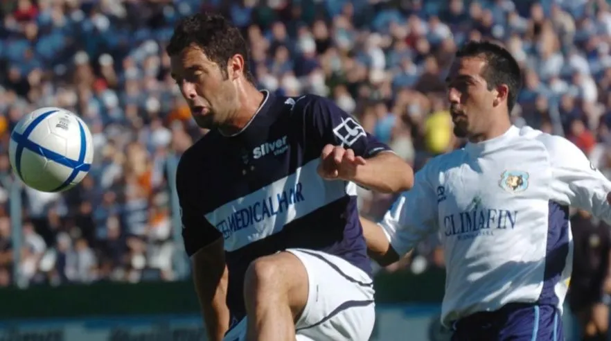 Alejandro Delorte en su paso por Gimnasia de La Plata.