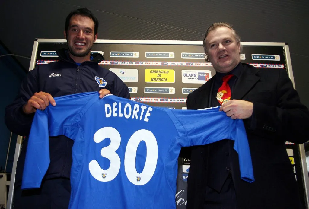 Alejandro Delorte en su presentación en Brescia.