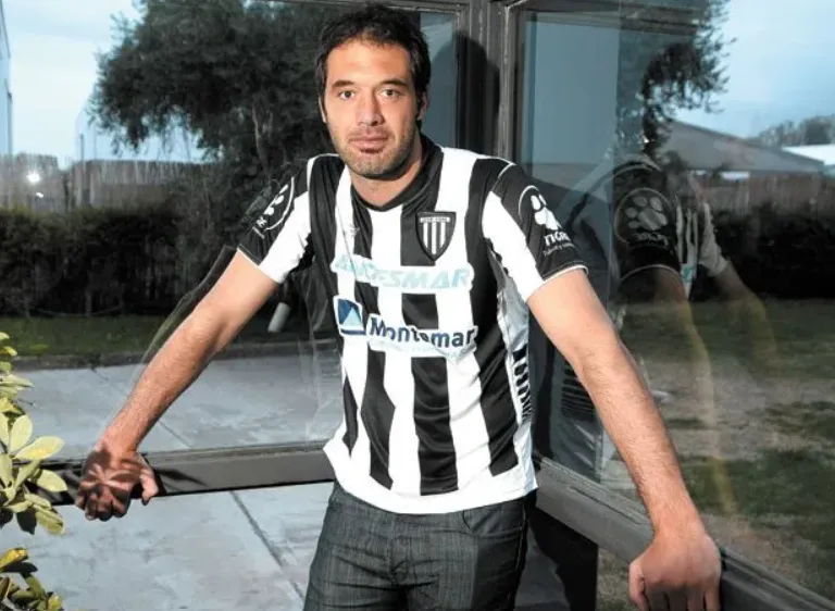 Alejandro Delorte en su presentación en Gimnasia de Mendoza.