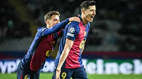 Robert Lewandowski culminó lo que fue un golazo del Barcelona