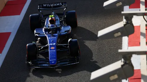 Franco Colapinto en Abu Dhabi a bordo de su Williams