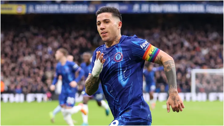 Enzo Fernández convirtió ante Tottenham