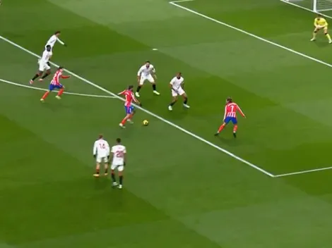 La clavó en un ángulo: el golazo de Rodrigo De Paul ante Sevilla