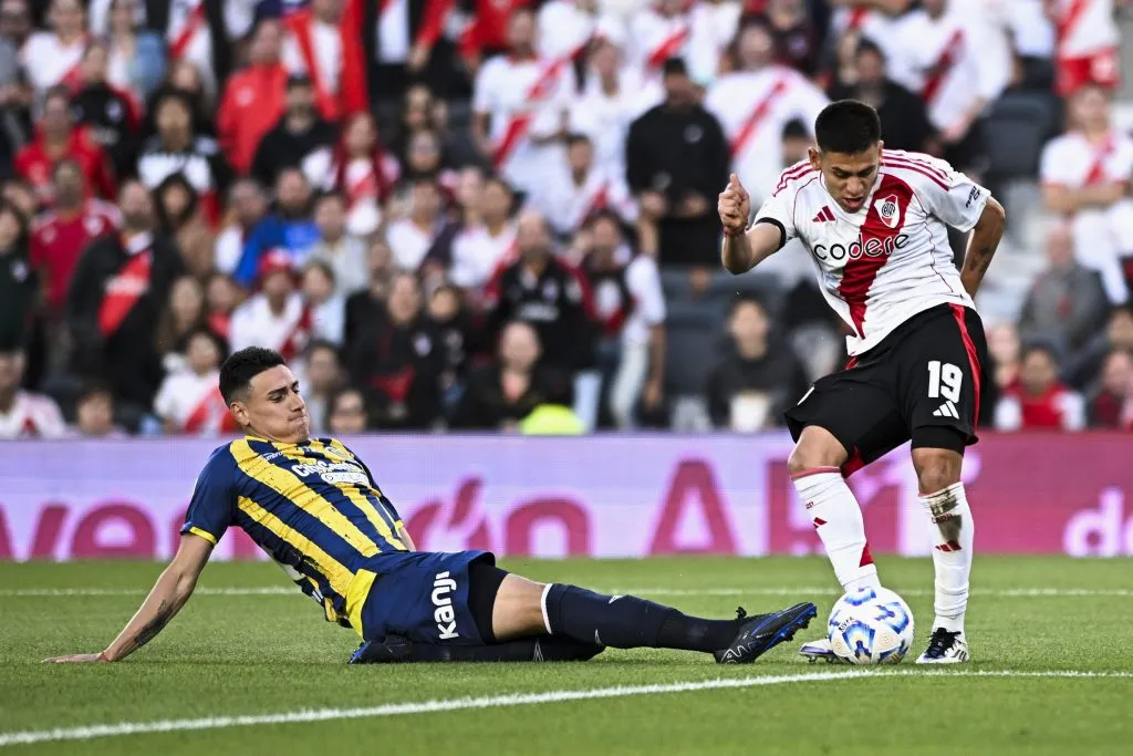 Claudio Echeverri jugó su último partido en el Más Monumental.