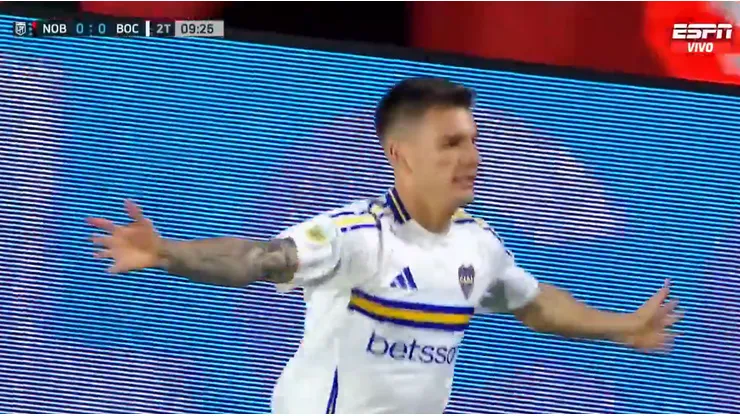 El festejo de Kevin Zenón.