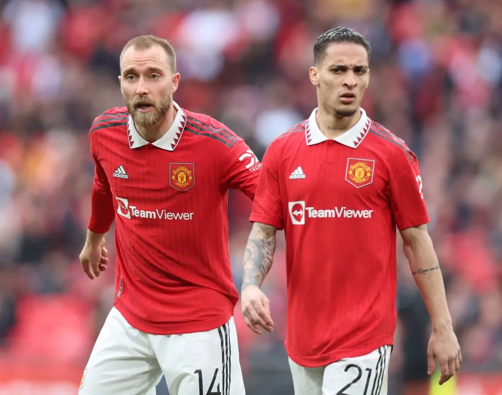 Vender a Antony y Eriksen liberaría espacio salarial en Manchester United. IMAGO