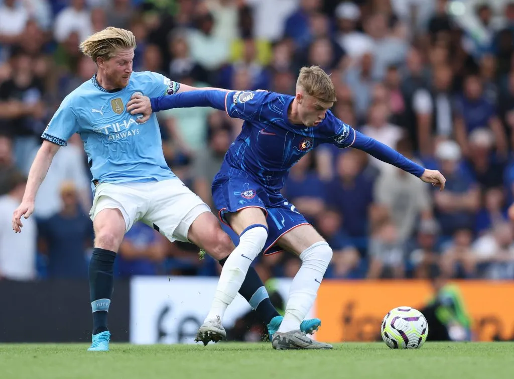 Cole Palmer nunca mostró sentirse intimidado por Kevin De Bruyne. IMAGO