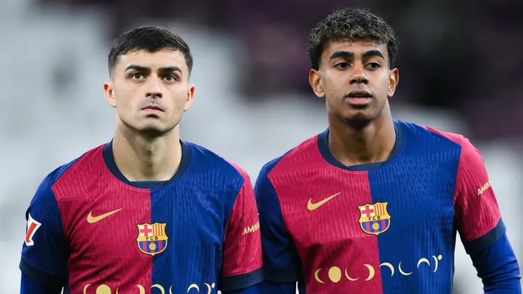 Pedri y Lamine Yamal, los jóvenes de La Masía.