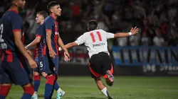 La celebración de Ian Subiabre.