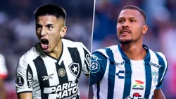 Thiago Almada y Salomón Rondón.