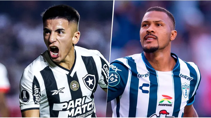 Thiago Almada y Salomón Rondón.
