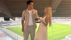 Federico Coria festejó su casamiento en el Monumental: "El mejor lugar del mundo"