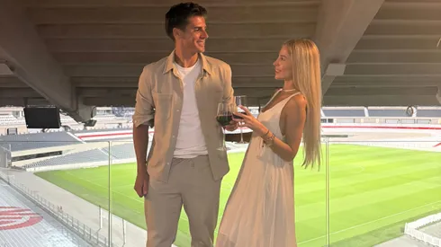 Federico Coria festejó su casamiento en el Monumental: "El mejor lugar del mundo"