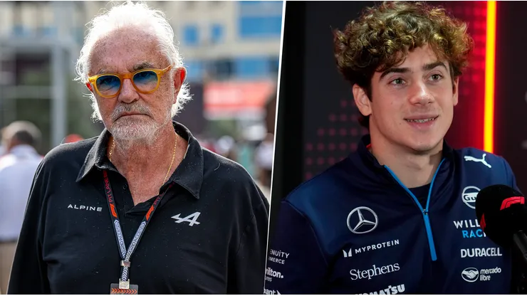 Flavio Briatore y Colapinto.