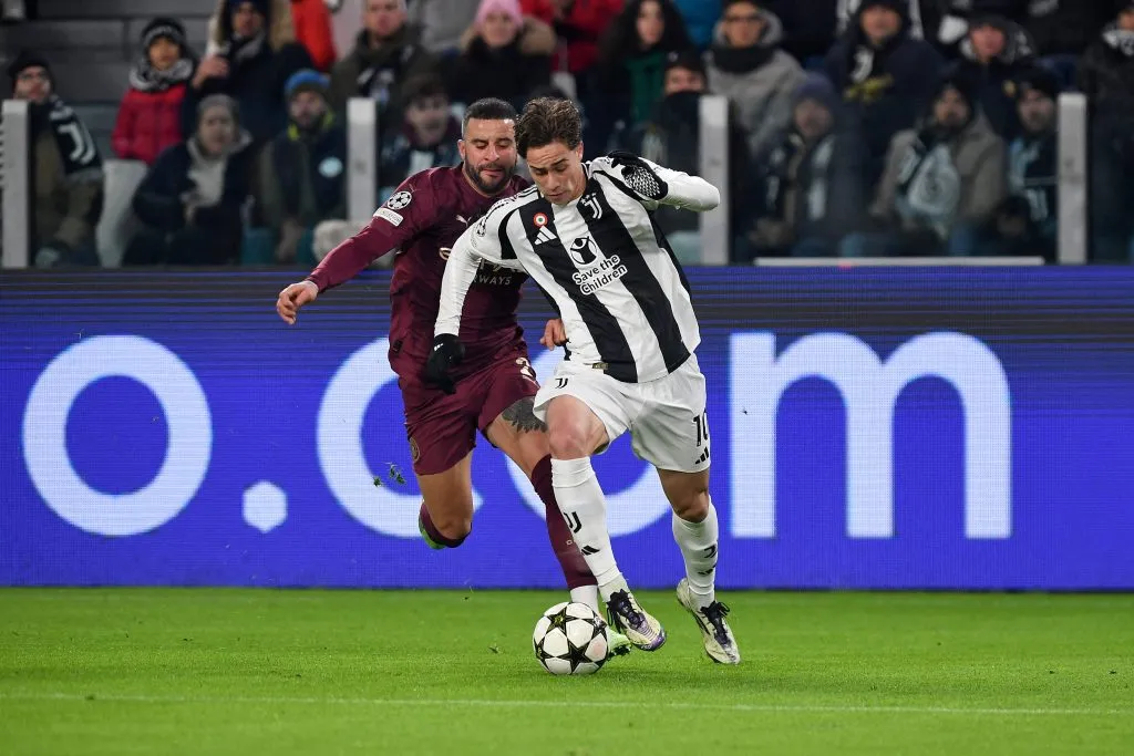 Kenan Yildiz fue intratable en el Juventus vs. Manchester City. IMAGO