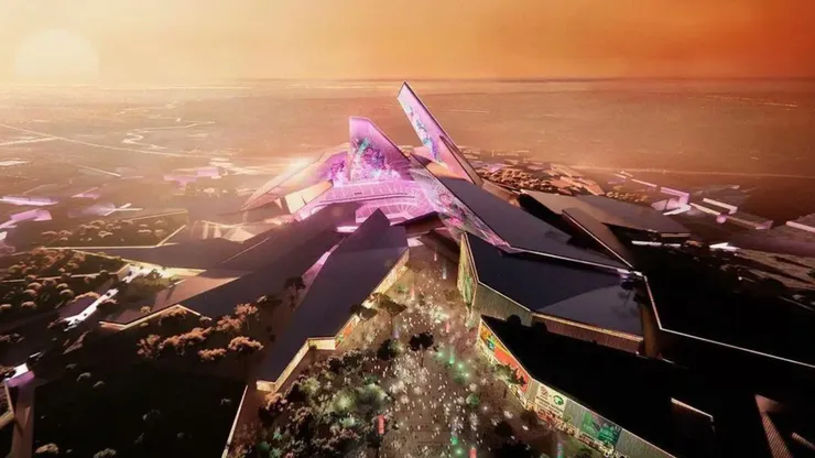 ROSHN Stadium, uno de los estadios para el Mundial 2034.