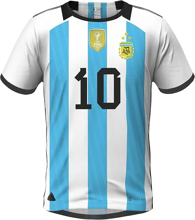 La camiseta de Lionel Messi de la Selección Argentina.