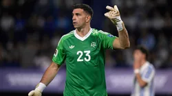 Dibu Martínez, el arquero de la Selección Argentina.