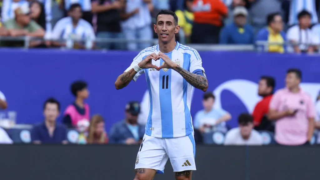 Ángel Di María, en uno de sus últimos partidos con la Selección Argentina (IMAGO / Sports Press Photo).